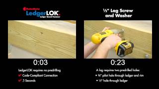 Fastenmaster Ledgerlok Vs. 12 Lag Screws