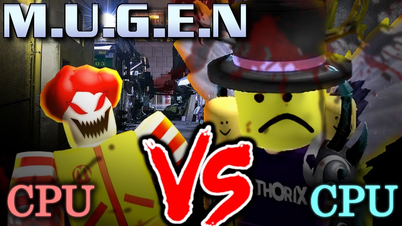 Mugen 1v1: Roblox Donald vs Nathorix (Ai vs Ai)