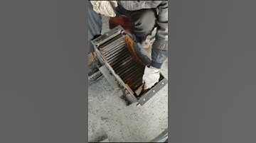 Hammer crusher grates installation or screen installation #hammercrusher