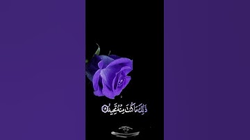 صباح الخير💜 حالات واتساب مقاطع قصيره💜 قران كريم سورة ق وجآت سكرة الموت بالحق 💜احمد النفيس بدون حقوق