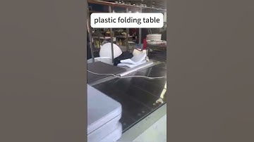Made in a Chinese factory! Superb plastic folding tables.  #senruihome  #plasticfoldingtable