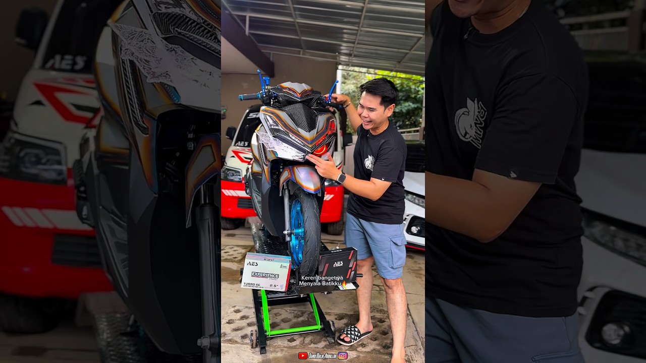 Biled ukiran Batik Nusantarara🇮🇩Next modif apalagi nihh? #dandimalik #vario #biled #batiknusantara