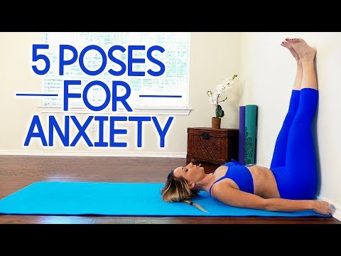 The 5 Best Yoga Poses For Anxiety With Becca ♥ Stress Relief, Back Pain, Relaxation