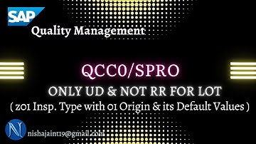 Only Usage Decision & not Result Recording for Inspection Lot | SAP S/4HANA Quality Management (QM)