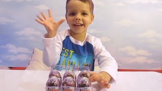 Кунг Фу Панда 3 распаковка яйца сюрприз Киндер с игрушками Surprise eggs with toys Kung Fu Panda