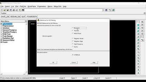 Modal analysis using Ansys APDL