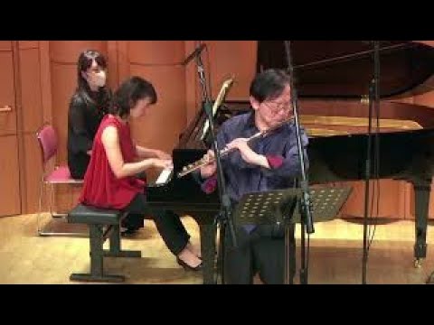 Motoaki Kato plays Hikaru Hayashi "Sonata for flute and piano"/加藤元章 plays 林 光：フルートソナタ