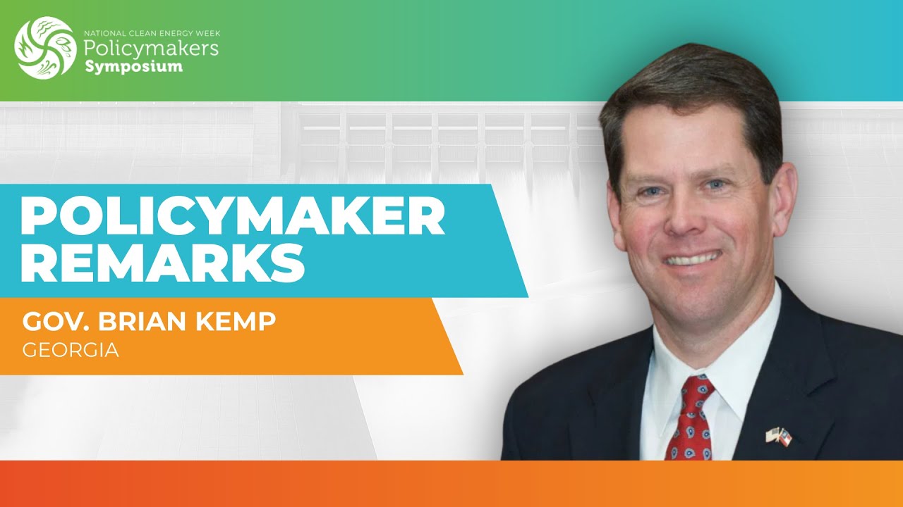 Policymaker Remarks: Gov. Brian Kemp