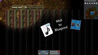 Factorio Music | Midi to blueprint converter test (3 Songs)