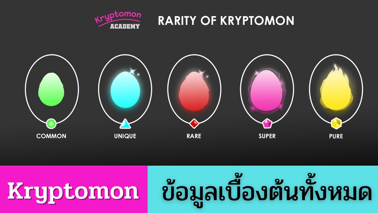 Kryptomon รวมข้อมูลเบื้องต้น Kryptomon (Axie Infinity เกมต่อไป??) NFT Game (ดู ...