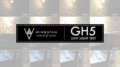 Panasonic GH5 Low Light Test 4K 4:2:2 10 Bit