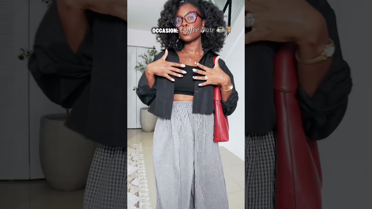 Plaid pants for the win!! 