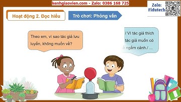 Giáo án powerpoint Bài 11: Bài đọc 1 Trên hồ Ba Bể. Bài viết 1...| GA điện tử tiếng việt 3 cánh diều