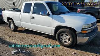 2GCEC19V521385175 Chevrolet All Models White 2002