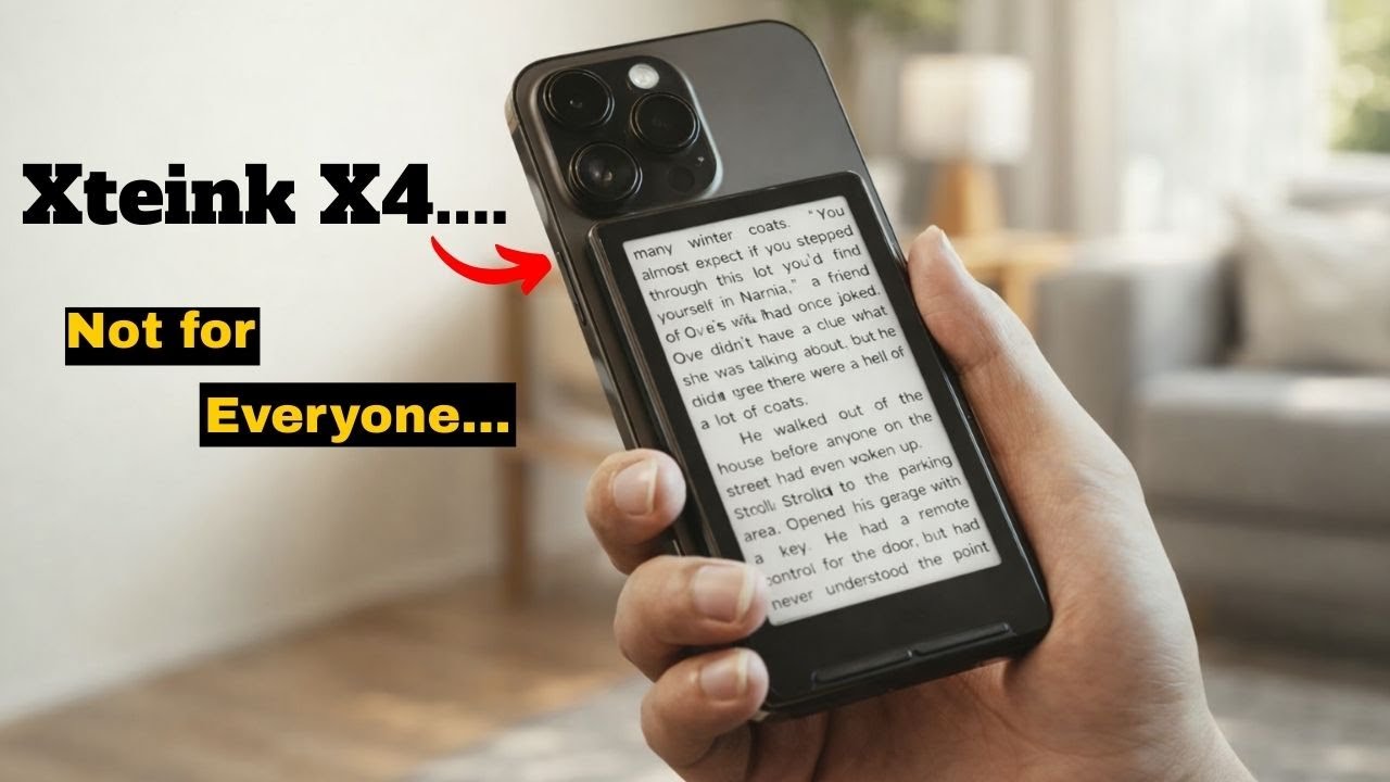 Xteink X4 Review: The Ultra-Thin Pocket E-Reader With BIG Trade-Offs ...