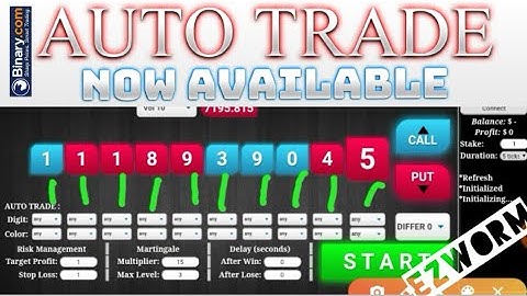 AUTO TRADE NOW AVAILABLE - BINARY.COM - EZWORM