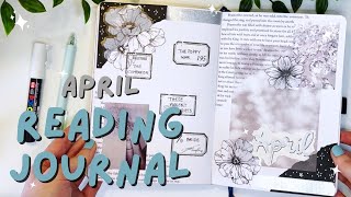 April Reading Journal Spreads + Books I Read 🤍