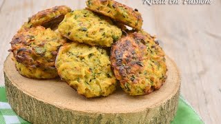 Rosti di patate e zucchine al Forno - Frittelle di verdure - Ricette che Passione