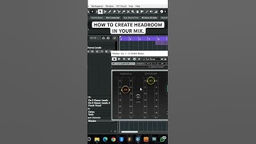 How To Create Headroom In Your Mix… #musicproducer #soundengineer #cubase