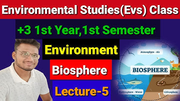 EVS Lecture, Unit 1, Environmental Studies, Biosphere By Ashish Sir,Part-5