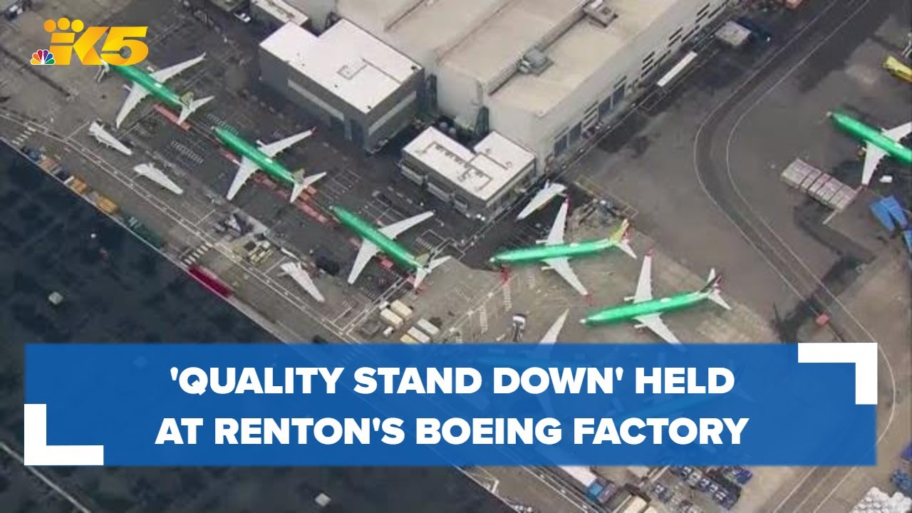 Read more about the article Boeing holds ‘quality stand down’ at Renton factory – KING 5 Seattle