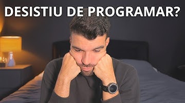 PENSANDO EM DESISTIR DE PROGRAMAR? Veja esse video