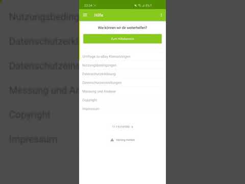Ebay Kleinanzeigen App / Datenschutzeinstellungen optimieren