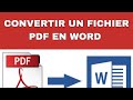 2024 meilleur convertisseur de pdf en word