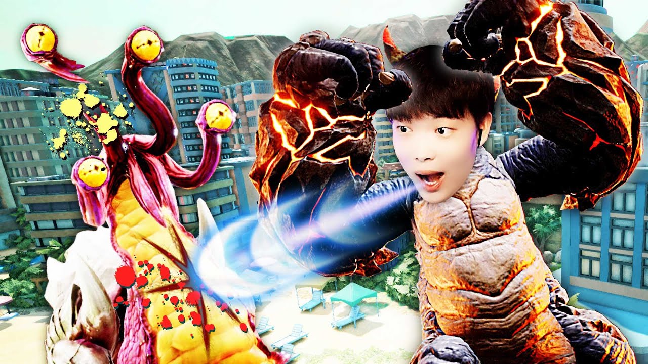 巨擊大亂鬥 EX雷德王抱著火箭飛上太空找巨神戰擊隊壹決高下後又去挑戰奧特曼 | GigaBash【吊德斯DioDeS】