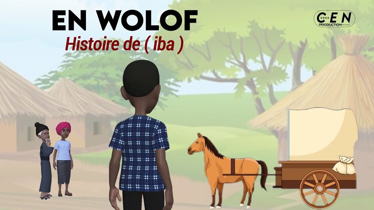 En Wolof - Histoire D'une jeune garçon - iba 