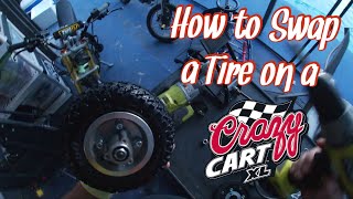 DIY Crazy Cart DIY Front Brake Teardown and How to Replace a Tire