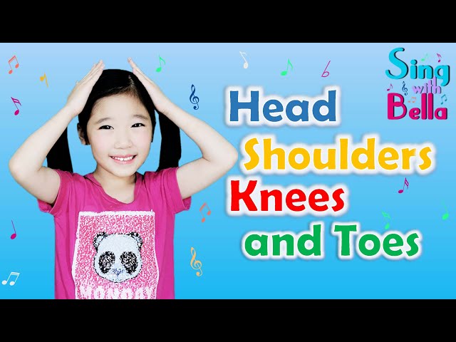 Head Shoulders Knees and Toes With lyrics | Kids Action Songs | Sing with Bella class=