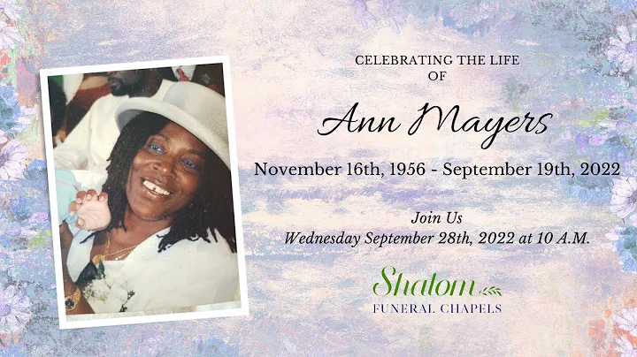 The Funeral Service of Ann Mayers