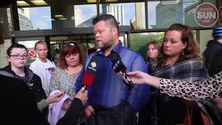 RAW: Father of teen killed by drunk driver speaks outside of court