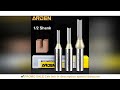 Arden CNC TCT Straight End Mill 2F Woodworking Tool Carbide Cutter 1/2 Shank Router Bit For MDF Plyw