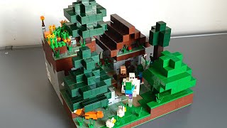 Lego Minecraft MOC | Tajgowa wioska [ENG SUB]