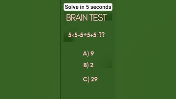 can you solve it in 5 seconds?#shorts #shortvideo #puzzle