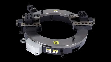 Clamshell split frame machines pipe cutting beveling pneumatic powered