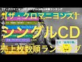 【ザ・クロマニヨンズ】シングルCD売上枚数順ランキング