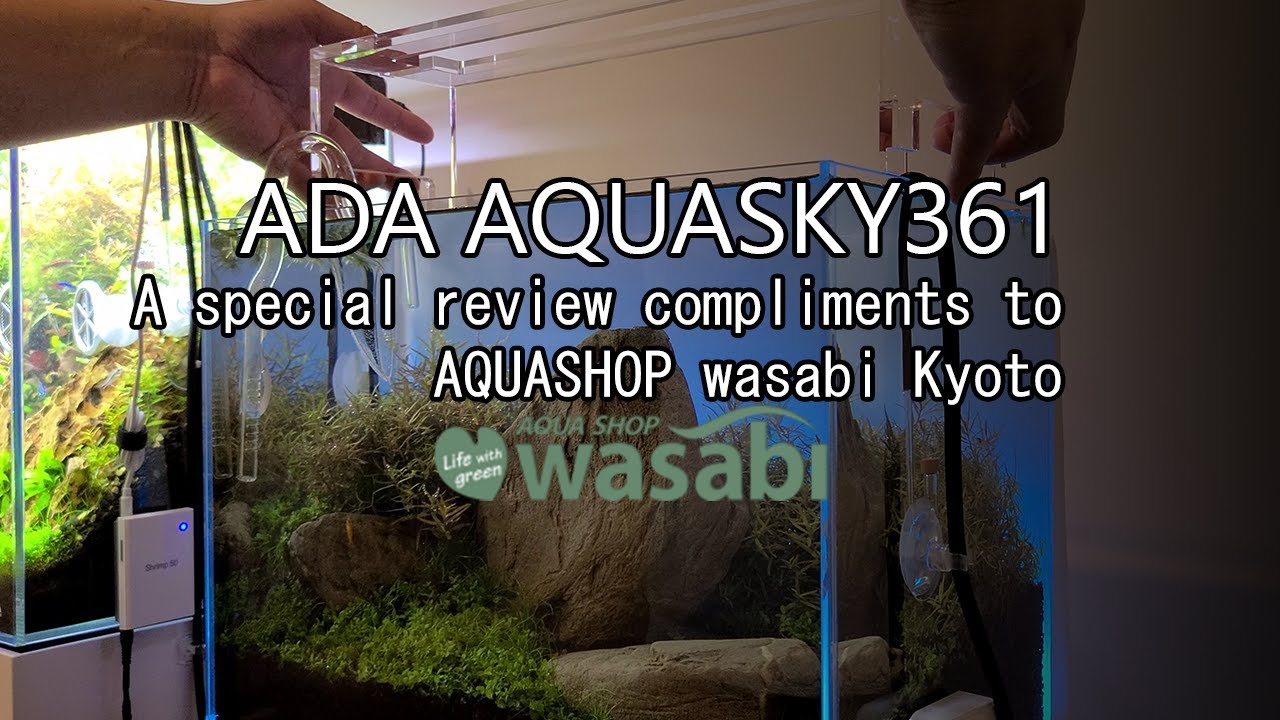 AQUARIUM Light (ADA AQUASKY361 for 36cm Aquariums) - YouTube