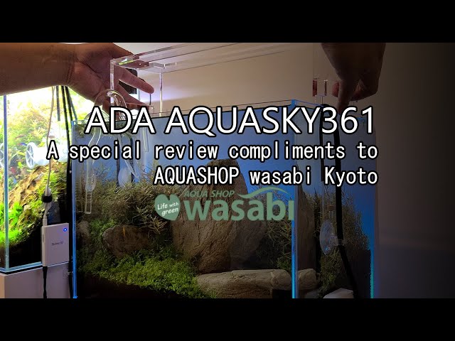 AQUARIUM Light (ADA AQUASKY361 for 36cm Aquariums) - YouTube