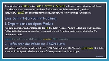 Wie man einen String-Wert in eine JSON-Datei in Node.js schreibt