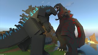 Shin Godzilla vs Godzilla Addon MCPE in Minecraft Bedrock | WedCraft