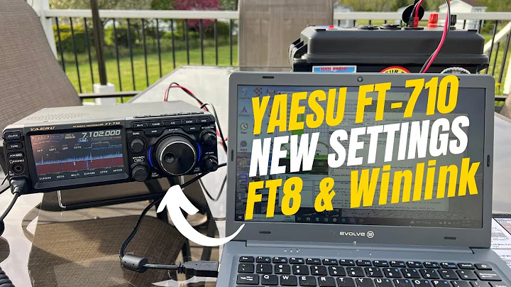 New Yaesu 710 Settings for FT8 and Winlink