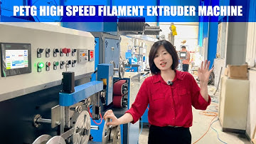 PETG high speed filament extruder machine #filamentextruder #gsmach  #3dfilament #PETGfilament