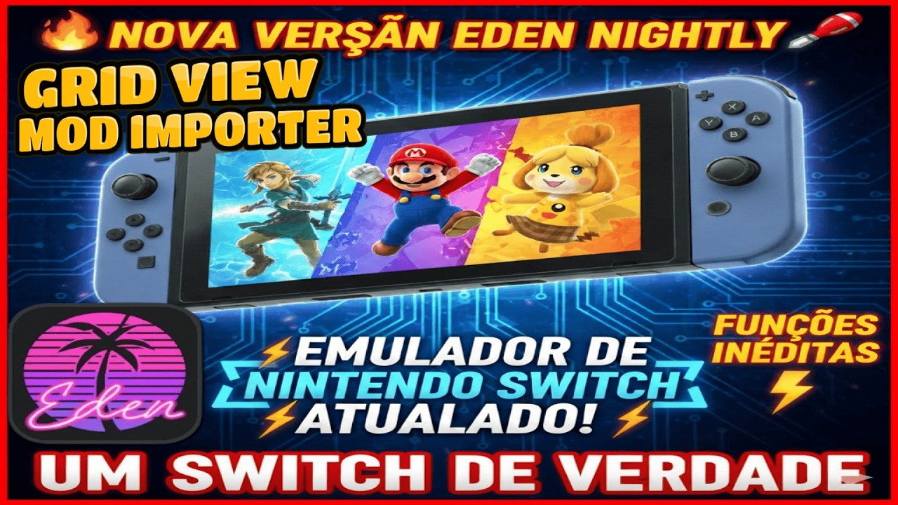 🔥NEW VERSION EDEN NIGHTLY🚀 UPDATED NINTENDO SWITCH EMULATOR