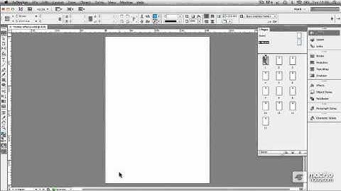 InDesign CS6 102: Starting A New Document - 17. Applying Master Page Styles