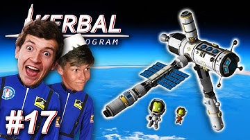 MULTIPLAYER SPACE STATION PART 2 | Kerbal Space Program #17 (ft. Jackson)