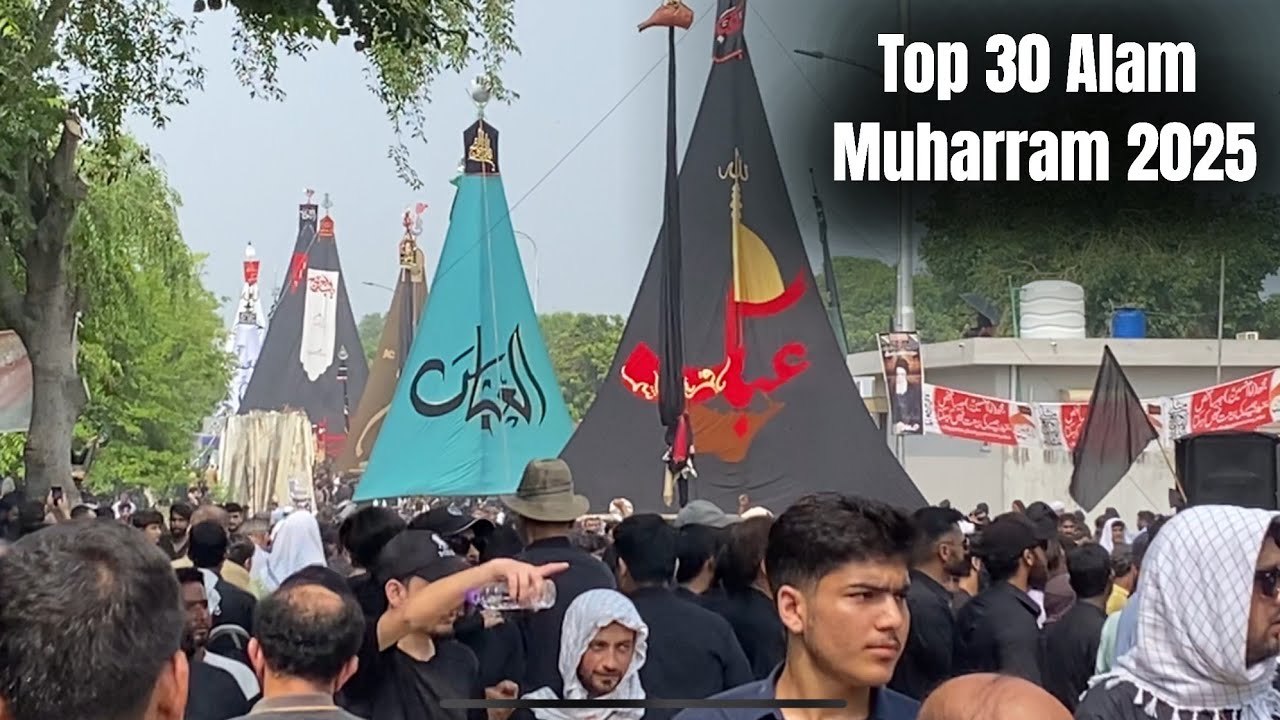 Top 30 Alaam in Muharram Jaloos in Pakistan’s Capital Islamabad ...