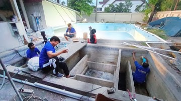 Fang & Ferry : งานระบบ Overflow บ่อปลาติดกระจก + ปรับปรุงระบบกรอง พร้อมแก้ไขงานท่อทั้งหมด Set 3